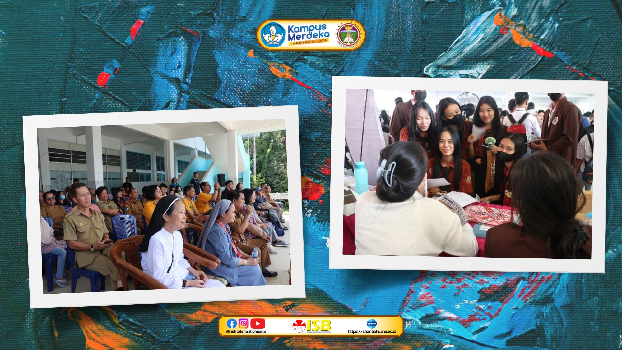 ISB mengikuti Expo Pendidikan Perguruan Tinggi di SMA Ignasius Singkawang